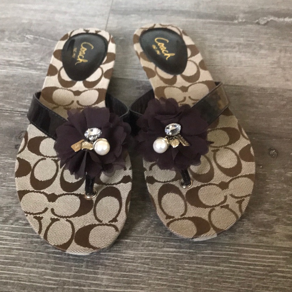 Brand new Coach sandals